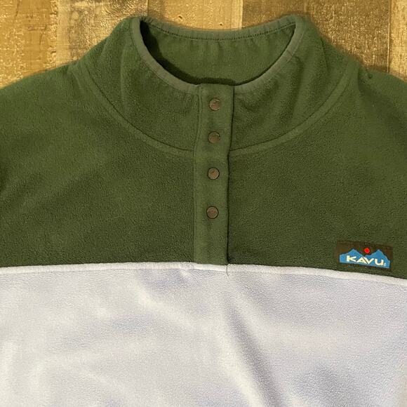 Kavu Cavanaugh Fleece Pullover Colorblock Lightweight Unisex Women’s XXL - Picture 8 of 16